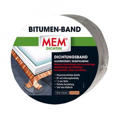 MEM Bitumen Band 7,5 cm x 10 m Kupferfarben Nr. 500475 Dichtungsband Bitumenband, Abd