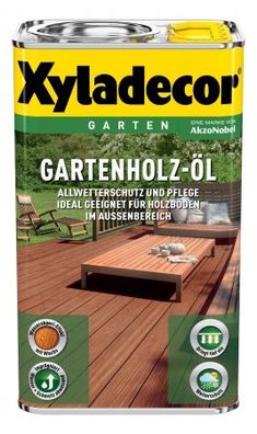 Xyladecor Gartenholz Öl Natur Dunkel 2,5 Liter Nr. 5087835 Pfegeöl