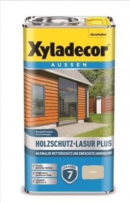 Xyladecor Holzschutz Lasur Plus Farblos 4,0 Liter Nr. 5362541 Dünnschichtlasur