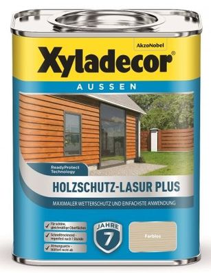 Xyladecor Holzschutz Lasur Plus Farblos 750 ml Nr. 5362500 Dünnschichtlasur