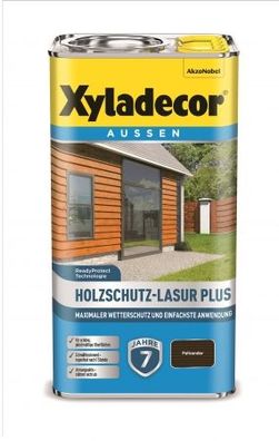 Xyladecor Holzschutz Lasur Plus Palisander 4,0 Liter Nr. 5362559 Dünnschichtlasur