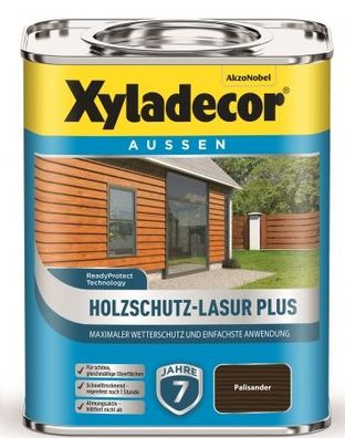 Xyladecor Holzschutz Lasur Plus Palisander 750 ml Nr. 5362557 Dünnschichtlasur