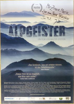 Alpgeister - Original Kinoplakat A1 - Doku von Walter Steffen - Filmposter