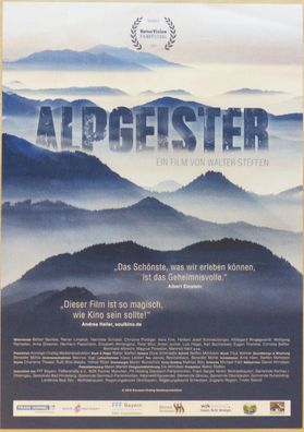 Alpgeister - Original Kinoplakat A3 - Doku von Walter Steffen - Filmposter