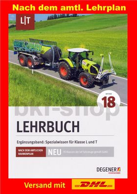Führerschein Lehrbuch Klasse L T Führerschein Degener Traktor fahren Spezialwissen
