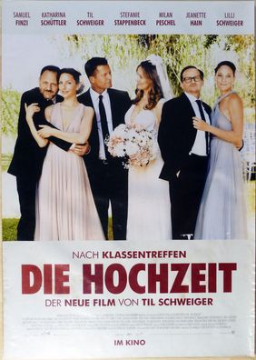 Die Hochzeit - Original Kinoplakat A1 - Til Schweiger, Milan Peschel - Filmposter
