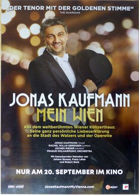 Jonas Kaufmann: Mein Wien - Original Kino-Plakat A1 - Filmposter