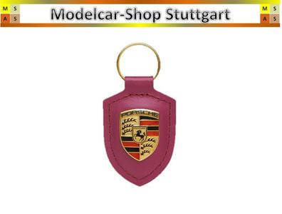 Porsche Schlüsselanhänger Bremsscheibe rot aus Zinkdruckguss fabrikneu 
