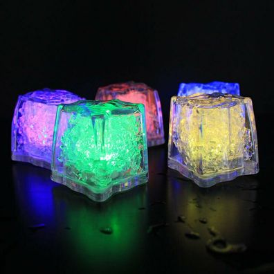 Eiswürfel LED 5 Stück Ice Cubes Würfel Getränke Cocktail Party Hochzeit