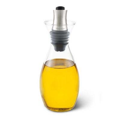 Cole & Mason Öl- und Essig Fließkontroll Ausgießer mit Flasche