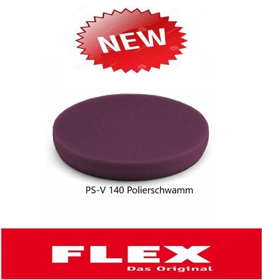FLEX 1x Ø 135mm Polierschwamm PS V 140 hart violett # 434.450