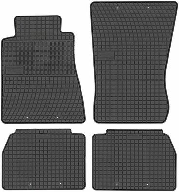 Gummimatten Fußmatten Gummi 4-tlg für Mercedes 190 W201 Stufenheck (82-93)