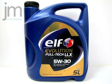 5L ELF Evolution Full-Tech LLX 5W-30 Motoröl 5 Liter (5L) 5W30 TOP Angebot