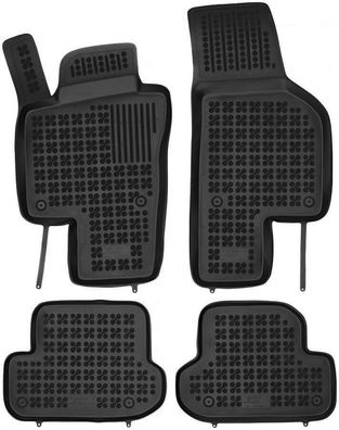 4-teilige schwarze Gummifußmatte für VW Beetle Bj. ab 2012