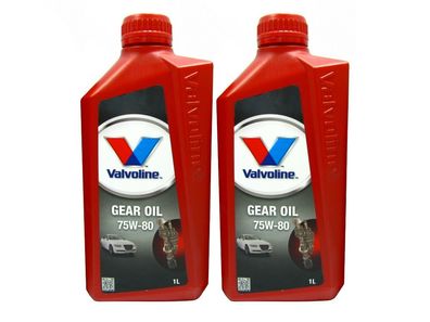 Valvoline Gear Oil 2x 1L 75W80 Universal-Getriebeöl GL4