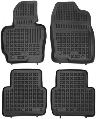 4-teilige schwarze Gummifußmatte für MAZDA CX5 Bj. 2012-2017