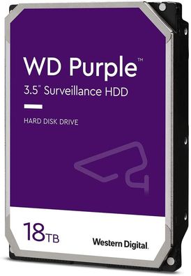 WD Purple 18TB 7200RPM 512MB 3,5 Zoll HDD SATA 6Gbit/ s WD180PURZ