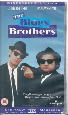 VHS 18 + : The Blues Brothers (1998) Universal VHR 6134 Widescreen Edition