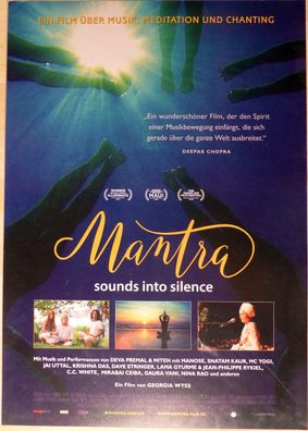 Mantra - Sounds into Silence - Original Kinoplakat A1 - Krishna Das - Filmposter