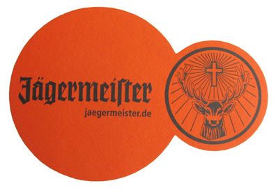 Jägermeister - 10 Doppel-Bierdeckel - Motiv 2