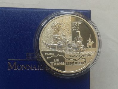 1,5 euro 2004 PP Frankreich Le transibirien Transibirische Eisenbahn impaired proof