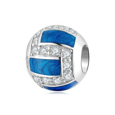 Charms Anhänger für Pandora Armbänder 925 Sterling Silber Charm Armband Blauer Planet
