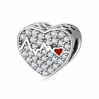 Charms Anhänger für Pandora Armbänder 925 Sterling Silber Love Liebe Herz Geschenk.