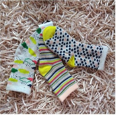 Apollo 3er Pack Baby Socken Unisex in Designer Farben Baumwolle Gr.92-98 ab 1-2 Jahre