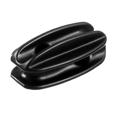 LISTER Abspannisolator oval Kunststoff, schwarz, Stück
