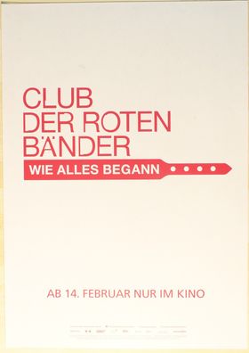 Club der roten Bänder - Original Kinoplakat A1 - Teasermotiv - Filmposter