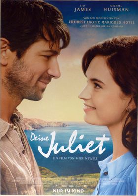 Deine Juliet - Original Kinoplakat A1 - Lily James, Michiel Huisman - Filmposter