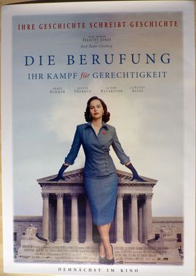 Die Berufung - Ihr Kampf für Gerechtigkeit - Original Kinoplakat A0 - Filmposter