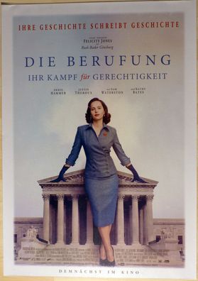 Die Berufung - Ihr Kampf für Gerechtigkeit - Original Kinoplakat A1 - Filmposter