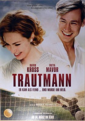 Trautmann - Original Kinoplakat A1 - David Kross, Freya Mavor - Filmposter