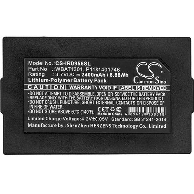 Ersatzakku - CS-IRD956SL - Iridium 9560 / P1181401746 - 3,7 Volt 2400mAh Li-Polymer