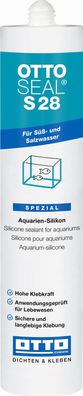 Ottoseal® S28 310 ml Das Aquarien- und Glasstein-Silikon Für Süß- und Salzwasser