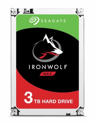 HDD Festplatte 3TB Seagate IronWolf NAS ST3000VN007 Sata III 64MB (D)