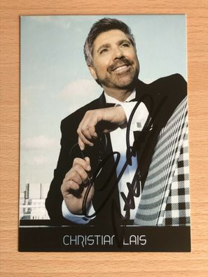 Autogrammkarte - Christian LAIS - Schlager - orig. signiert