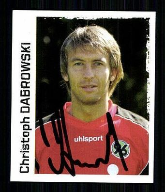 Christoph Dabrowski Hannover 96 Panini SB 2004-05 Original Signiert + A 88440