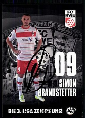Simon Brandstetter Autogrammkarte Jahn Regensburg 2014-15 Original Sign+ A 88454