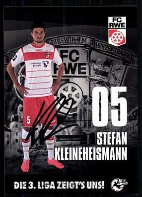 Stefan Kleineheismann Autogrammkarte Jahn Regensburg 2014-15 Orig Sign+ A 88451