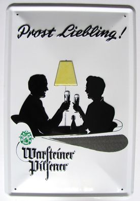 Brauerei Warsteiner - Blechschild - Prost Liebling - 30 x 20 cm