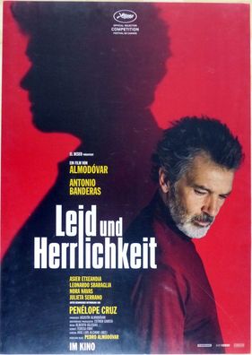 Leid und Herrlichkeit - Original Kinoplakat A1 - Regie Pedro Almodóvar - Filmposter