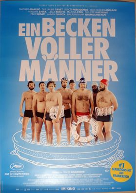 Ein Becken voller Männer - Original Kinoplakat A0 - Mathieu Amalric - Filmposter