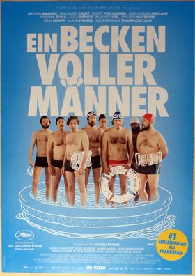 Ein Becken voller Männer - Original Kinoplakat A1 - Mathieu Amalric - Filmposter