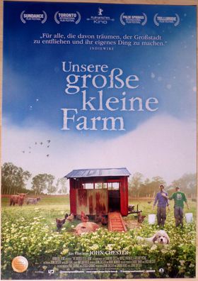 Unsere große kleine Farm - Original Kinoplakat A1 - Doku v. John Chester - Filmposter