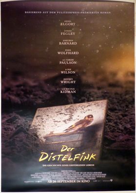 Der Distelfink - Original Kinoplakat A1 - Ansel Elgort, Oakes Fegley - Filmposter