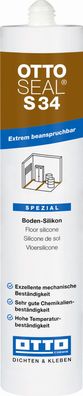 Ottoseal® S34 310 ml Das Boden-Silikon Anschlussfugen in Industrie & Lagerhallen