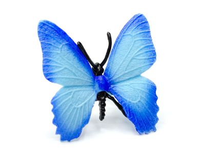 Schmetterling Ring Miniblings Insekten Tagfalter Butterfly Schmetterlinge blau