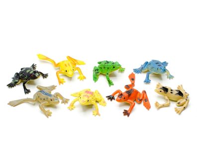 7x Set Frosch Aufstellfiguren Tierfigur Miniblings Frösche Kröte nichteinfärbig